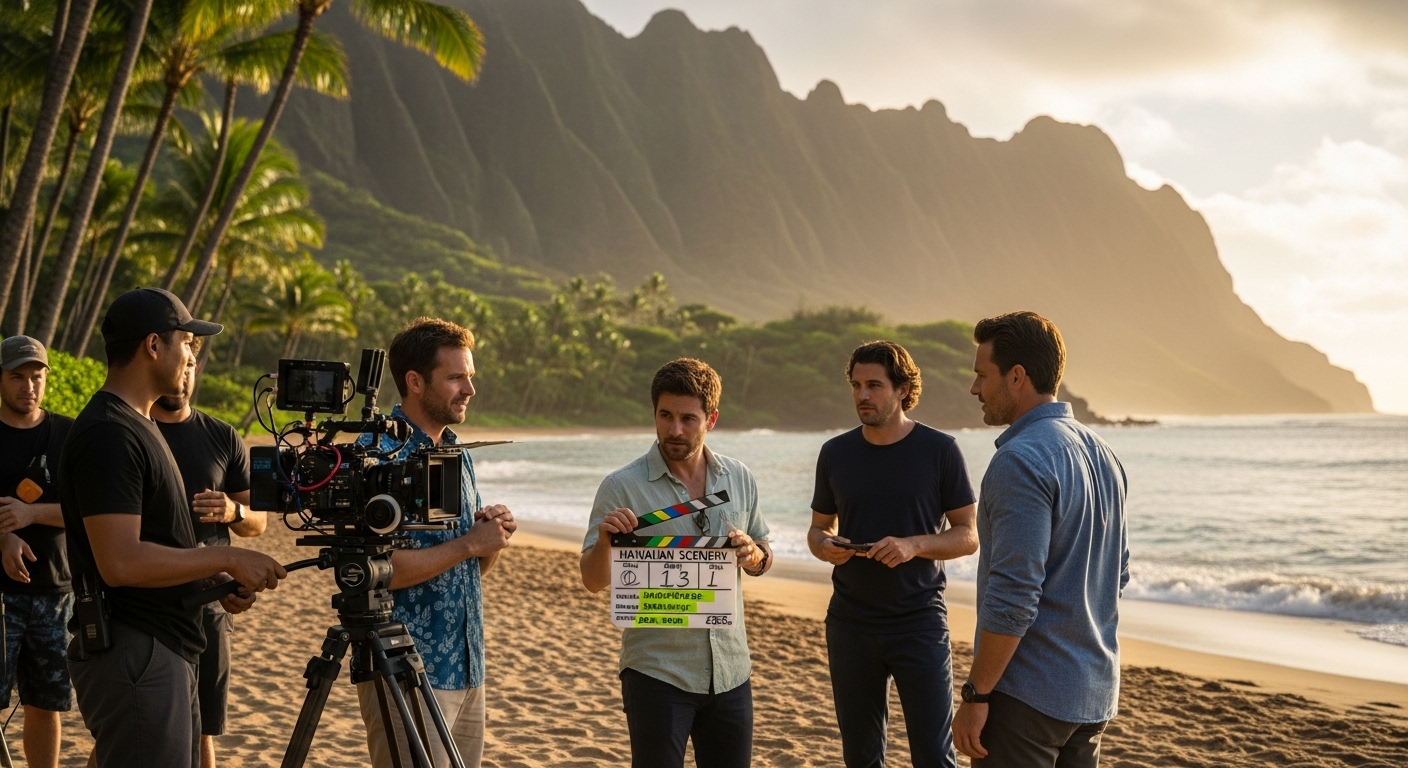 hawaiian film set beach hawaiian film set beach