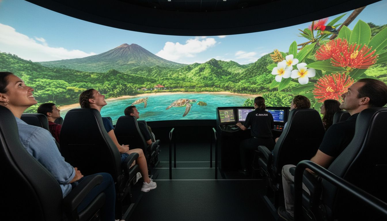 Hawaiian ride environment