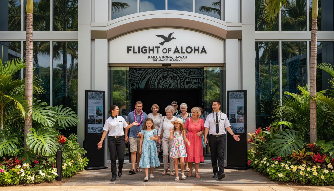 Hawaii flying theater entrance