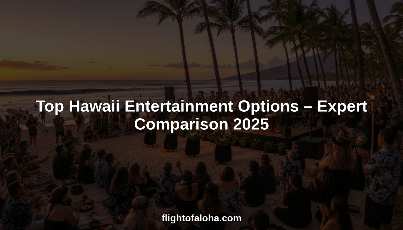top hawaii entertainment options hero header image