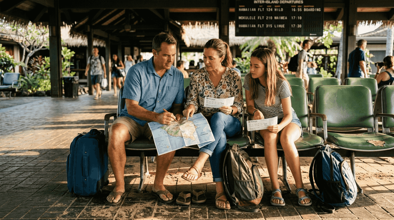 Travelers planning Hawaii inter-island flights