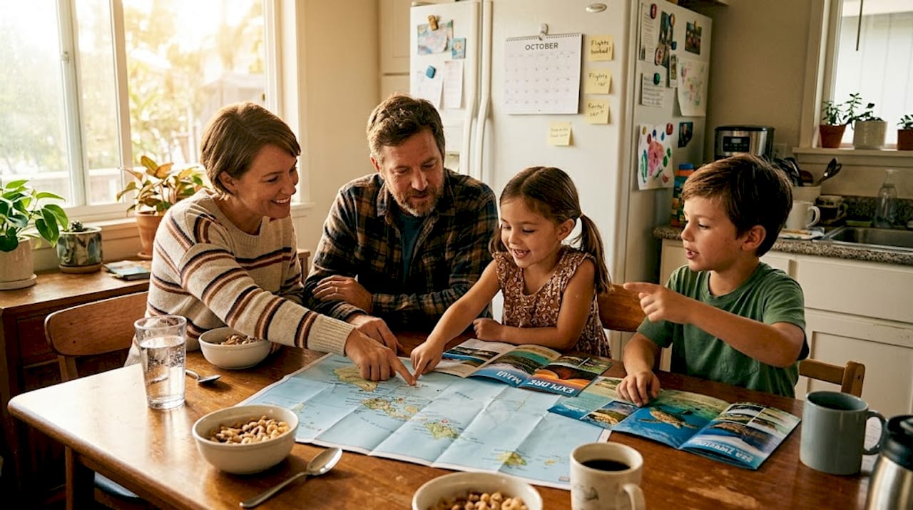 Family planning Hawaii vacation itinerary