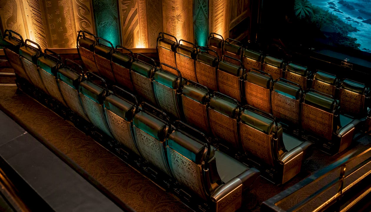 Empty Flight of Aloha immersive flying theater seats