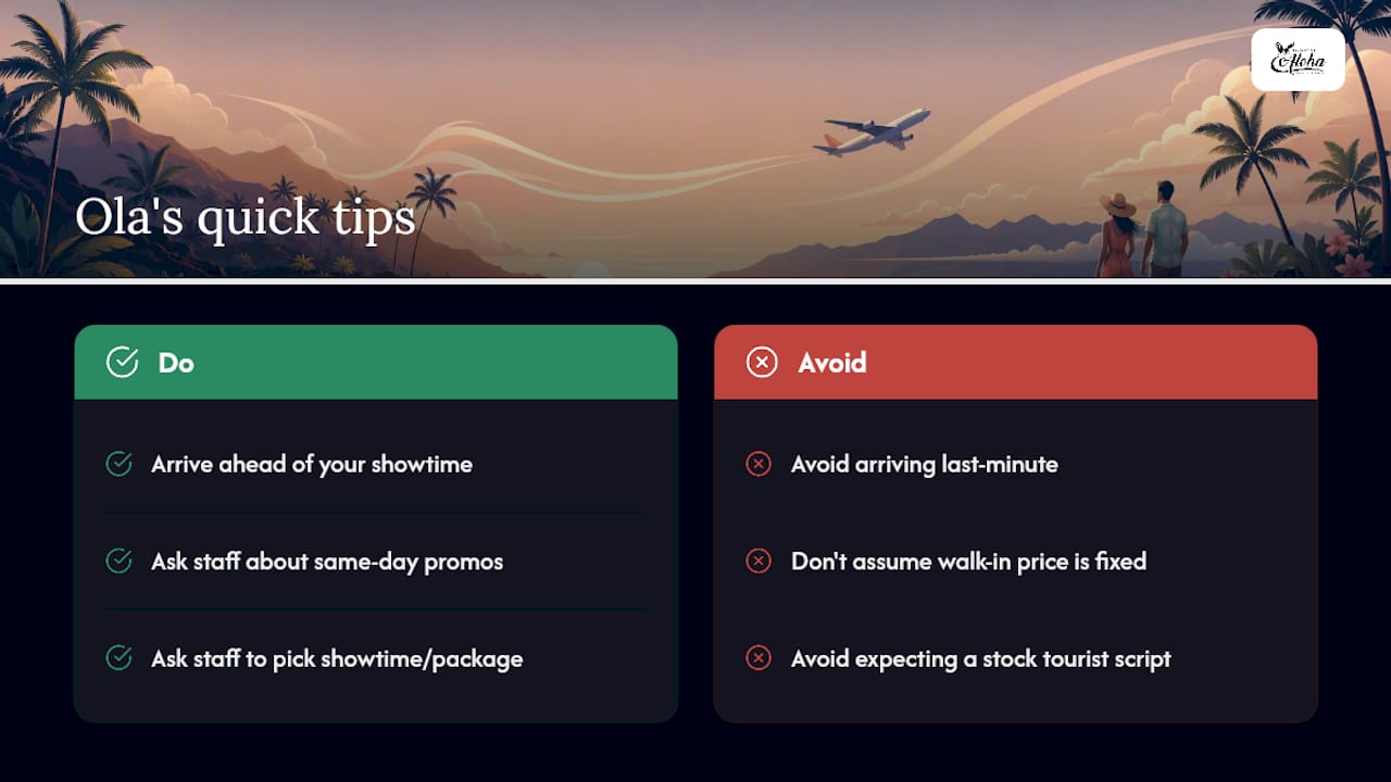 Ola's note: operator tips and what guests often ask — overview diagram
