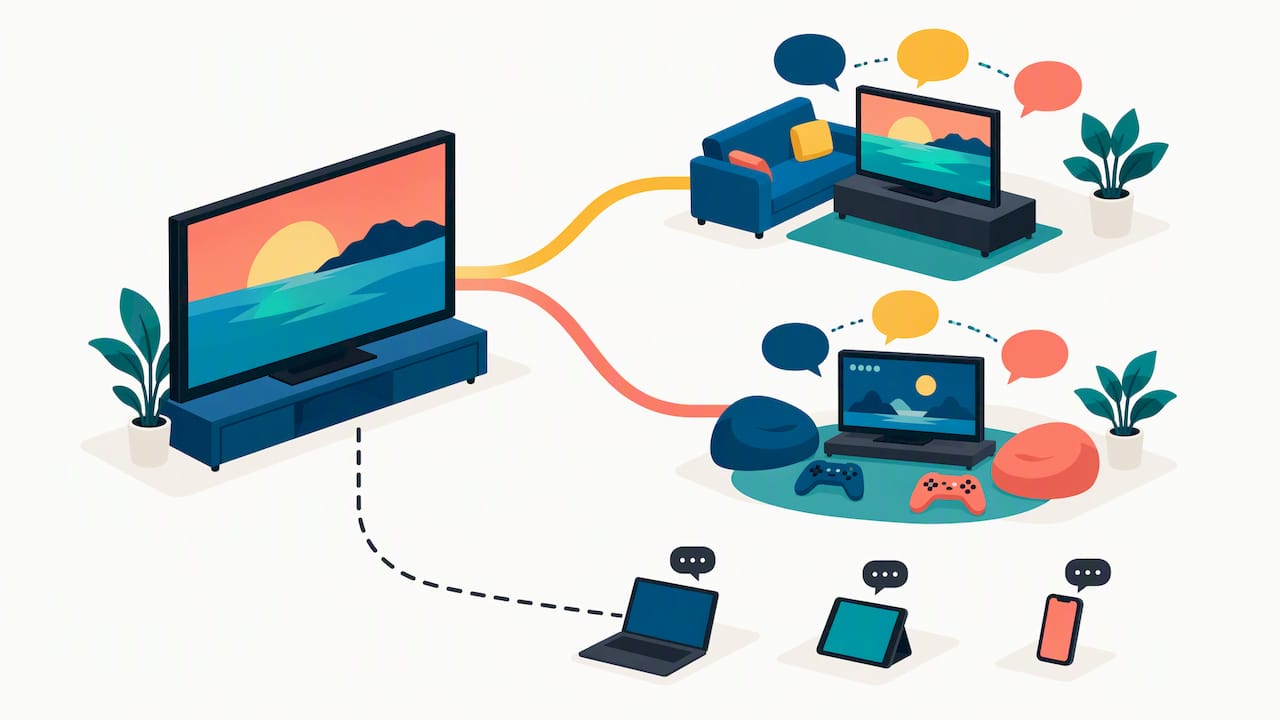 Illustration of shared media engagement