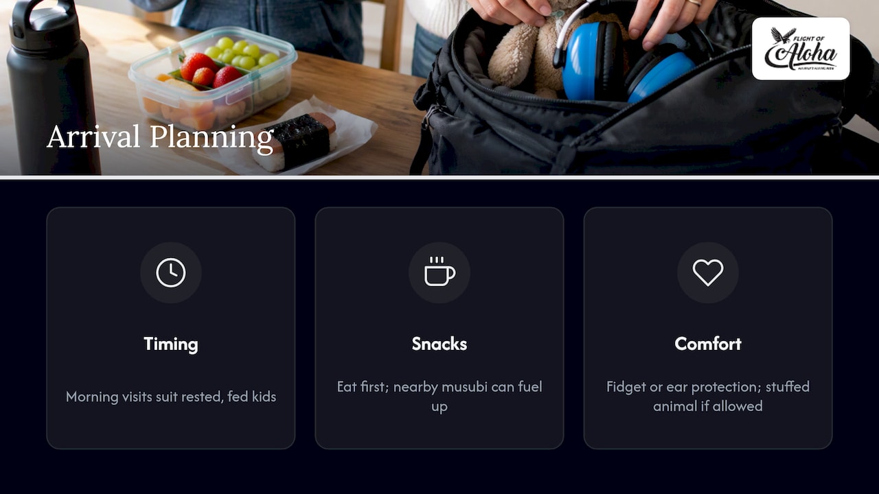 Step 4: Plan your arrival — overview diagram